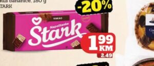 Štark Napolitanke kakao preliv 180 g