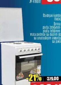 Štednjak kombinovani F14043M3ZW 50 cm, Robot