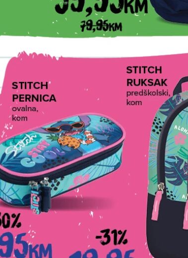 STITCH pernica kom