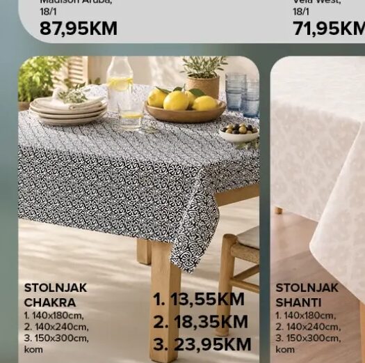 Stolnjak Chakra 140x180cm, 140x240cm, 150x300c