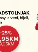STOLNJAK Classy kom, Konzum i Mercator