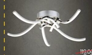 Stropni LED luster 600x130 mm