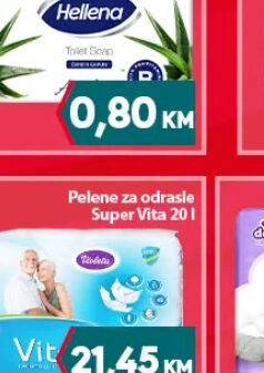 Super Vita pelene za odrasle 20 kom
