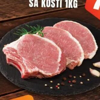 SVINJSKA KRMENADLA SA KOSTI 1KG 1 kg