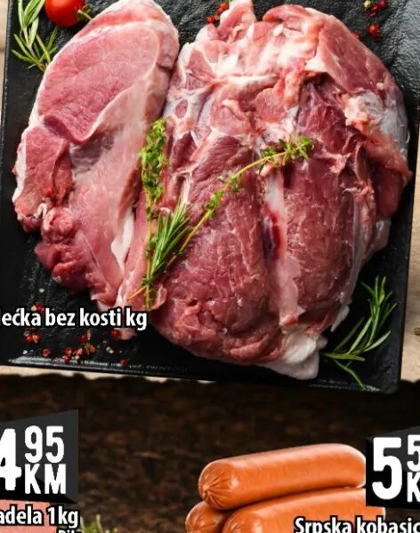 Svinjska plećka bez kosti kg