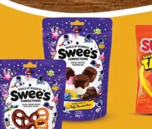 Swee's marshmallow i pereci sa čokoladom 80 g, Robot