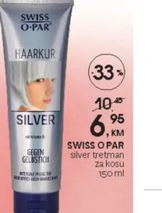 Swiss O Par silver tretman za kosu 150 ml, CM