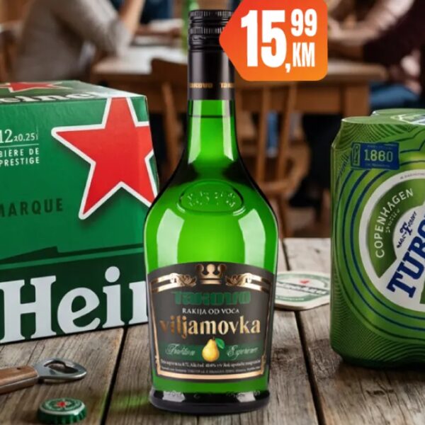 Takovo rakija viljamovka 40% 0.7l 0.7 l