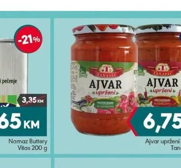 Tanasic Ajvar uprljeni blagi 720 ml