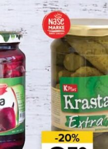 TANASIĆ Cvekla 720ml, Konzum i Mercator