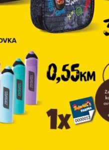 Target gumica olovka kom, Konzum i Mercator