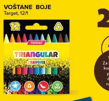 Target voštane boje 12/1 12 kom