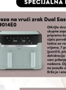 Tefal friteza na vrući zrak Dual Easy Fry EY9014E0, Konzum i Mercator