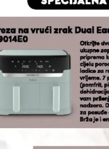 Tefal Friteza na vrući zrak Dual Easy Fry EY9014E0, Konzum i Mercator