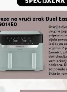 Tefal friteza na vrući zrak Dual Easy Fry EY9014E0, Konzum i Mercator