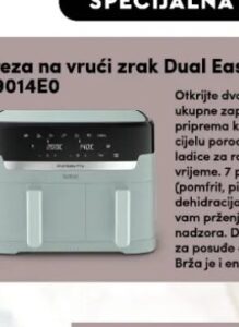 Tefal friteza na vrući zrak Dual Easy Fry EY9014E0 8.3 l, Konzum i Mercator