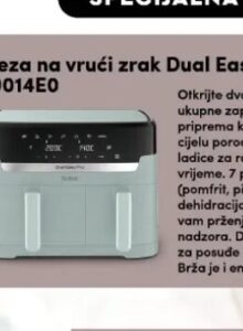 Tefal friteza na vrući zrak Dual Easy Fry EY9014E0, Konzum i Mercator