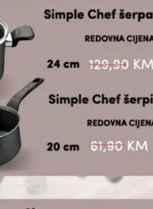Tefal Simple Chef šerpica za umake 20 cm, Konzum i Mercator