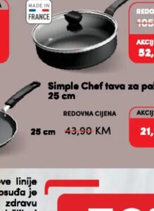 Tefal Simple Chef tava za palačinke 25 cm 25 cm, Konzum i Mercator