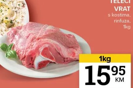 Teleći vrat s kostima 1 kg
