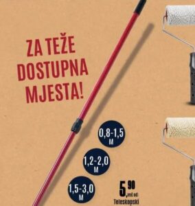 Teleskopski štap 0,8-3,0 m, Robot