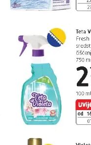 Teta Violeta Fresh sredstvo za čišćenje stakla 750 ml