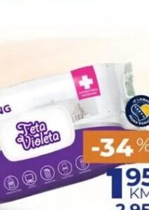 Teta Violeta maramice za dezinfekciju 56 kom, Bingo