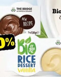THE BRIDGE Bio rižin desert 2 x 130 g, Crvena jabuka