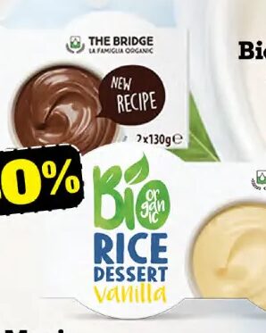 The Bridge Bio rižin desert 2 x 130 g
