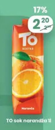 To sok narandža 1 l