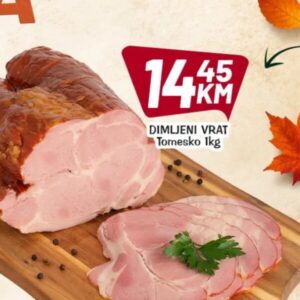 Tomesko dimljeni vrat kg, Kort