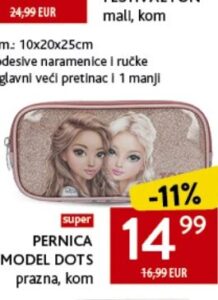 Top Model pernica Dots prazna, kom, Konzum i Mercator