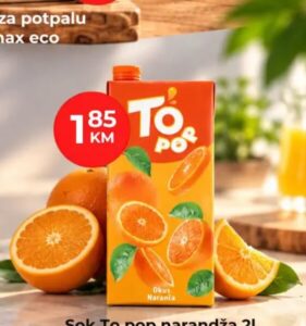 Top Pop Sok narandža 2 l, Hass