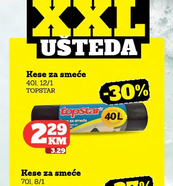 TOPSTAR Kese za smeće 40 l