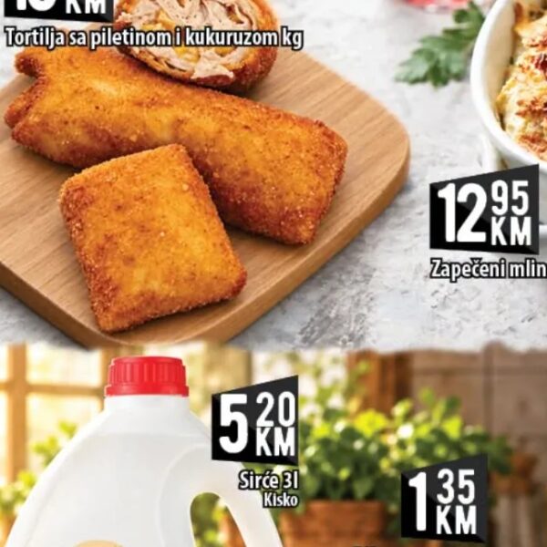 Tortilja sa piletinom i kukuruzom kg