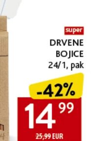 TOZ Penkala DRVENE BOJICE 24/1, Konzum i Mercator