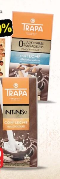 TRAPA Čokolada mliječna sa bademima 175 g