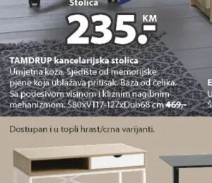 TRAPPEDAL radni stol 1 kom