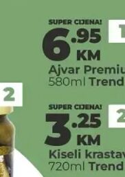 Trend Kiseli krastavci 720 ml, Namex