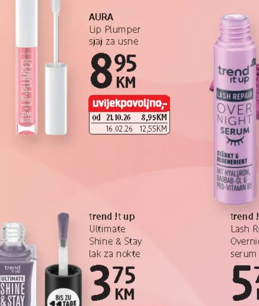 trend !t up Ultimate Shine & Stay lak za nokte