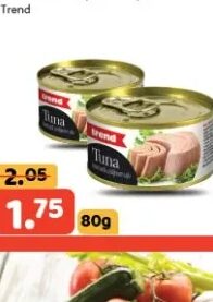 Trend tuna komadi u biljnom ulju 80 g, Amko