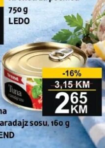 TREND Tuna u paradajz sosu 160 g, Best