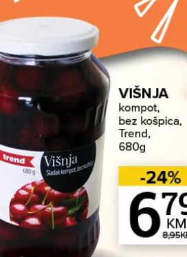 Trend višnja kompot 680 g