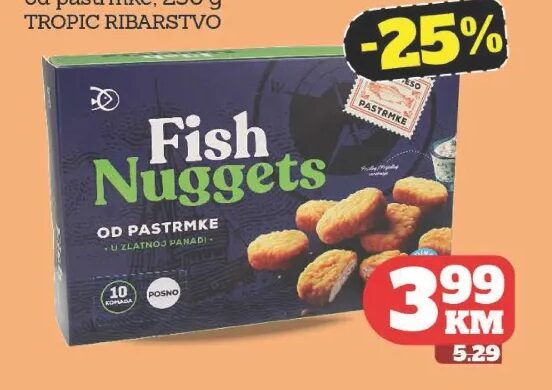 Tropic Ribarstvo Fish Nuggets 250 g