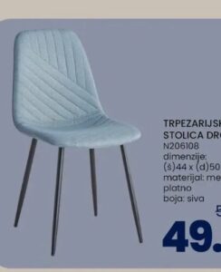 Trpezarijska stolica Droma 44 x 50 x 87 cm, FIS