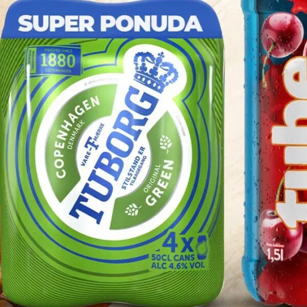 Tuborg Pivo 4/1 4 x 0.5 l