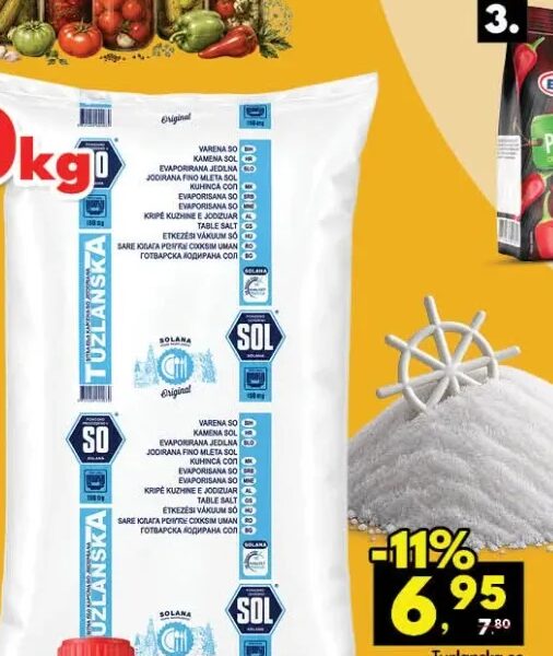 Tuzlanska so kuhinjska 10 kg