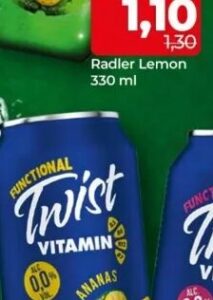 Twist Vitamin Ananas 330 ml, Bingo