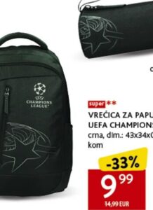 UEFA CHAMPIONS LEAGUE ruksak 48x33x14cm, Konzum i Mercator