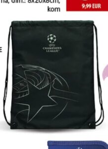 UEFA CHAMPIONS LEAGUE vrećica za papuče 43x34x0.5cm, Konzum i Mercator